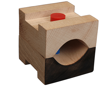 cube wood plastic
