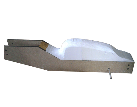wooden model race-car