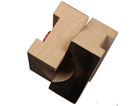 cube wood plastic