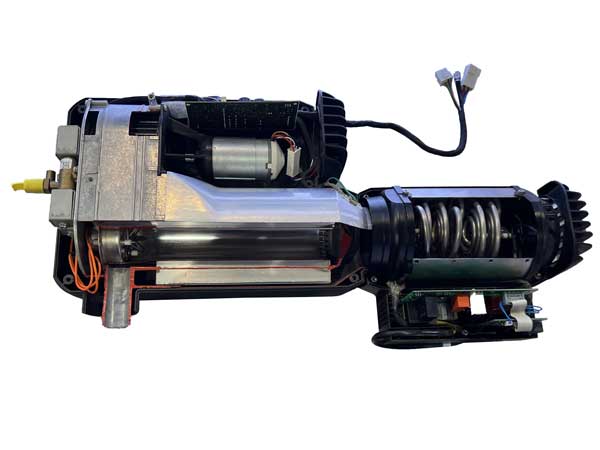 Truma VarioHeat met E-Kit, doorsnede