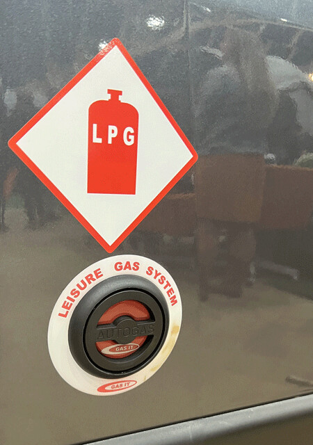 LPG buiten vulaansluiting