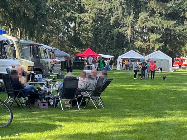 Gezamenlijke plaats met dubbellucht campers, Dubbelluchtweekend