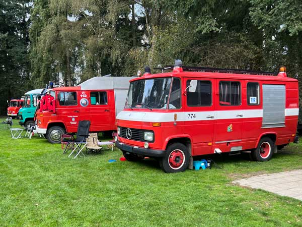 Mercedes T1 brandweer campers, Dubbelluchtweekend