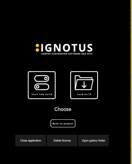 Ignotus camper ontwerp software