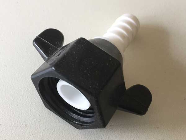 Slangtule aansluiting voor drukpomp 10mm