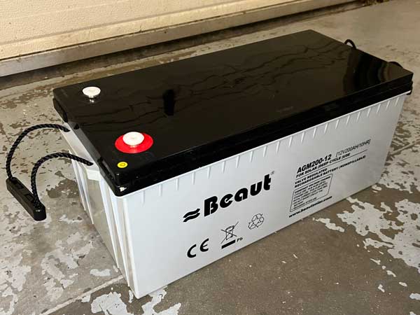 Accu AGM Beaut 12V 200AH