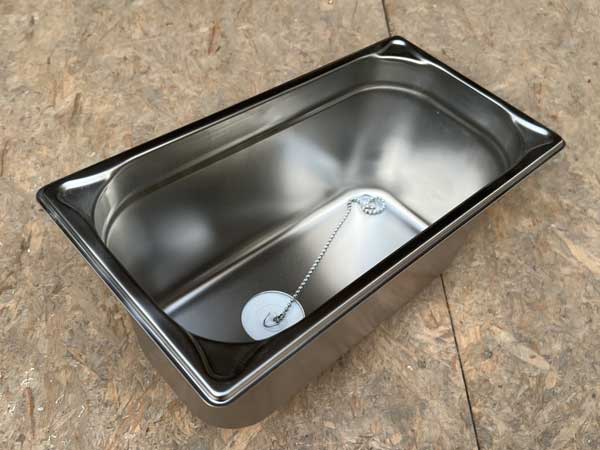 Compacte rechthoekige wasbak, smal model