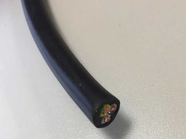 Elektrakabel drie aderig 230V 1,5mm2 flexibel