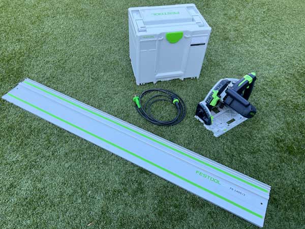 Festool TS 55 invalzaag met systainer en geleiderail