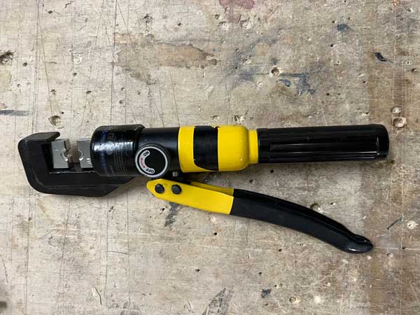 Kabelschoen pomptang (voor grote kabelschoenen)