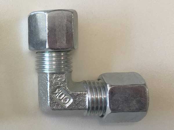 Knelkoppeling 8mm haaks 90 graden