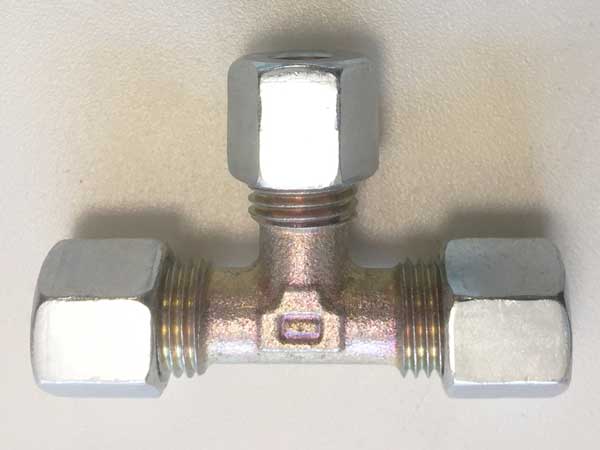 Knelkoppeling 8mm T-stuk