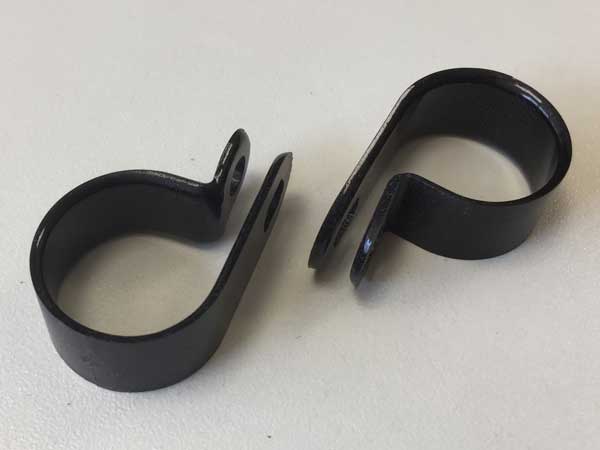 Beugel kunststof 16mm met schroefgat