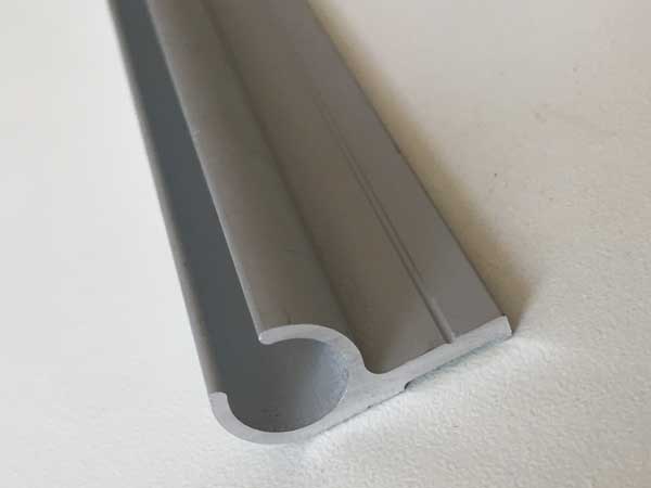 Kederprofiel aluminium 45 graden