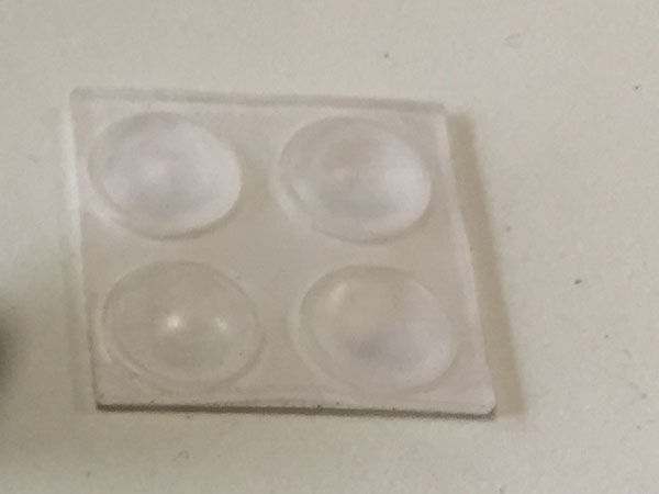 Stootdopjes doorzichtig zelfklevend rubber