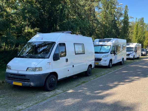 Openbare gratis camperplaats