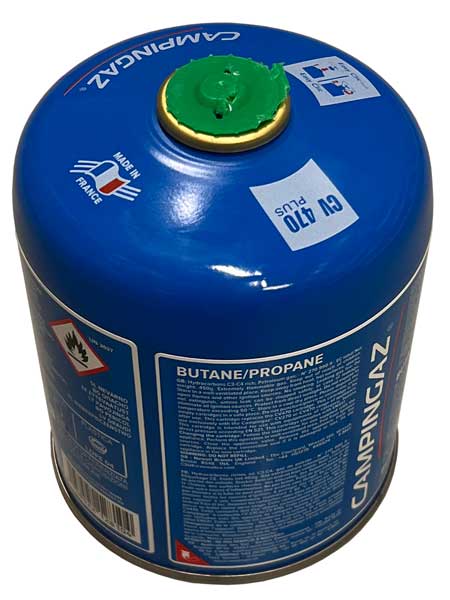 Campingaz cv470 gascartouche achterkant