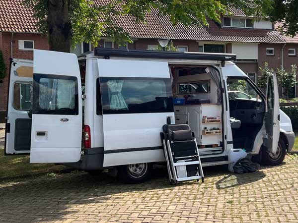 Fort Transit camper voorbereiden voor reis