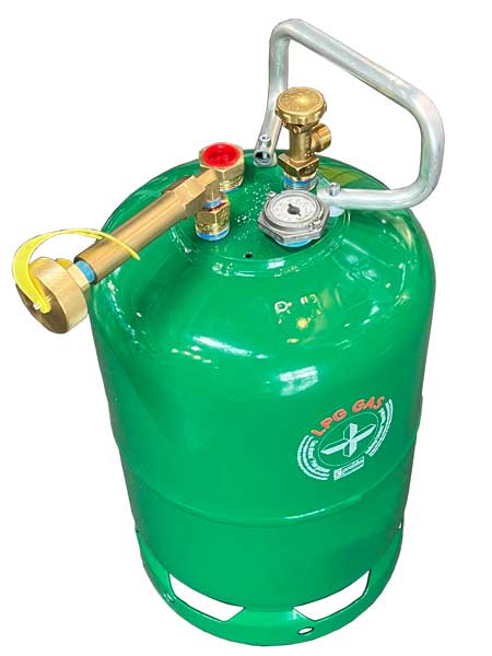 LPG gasfles metaal groen