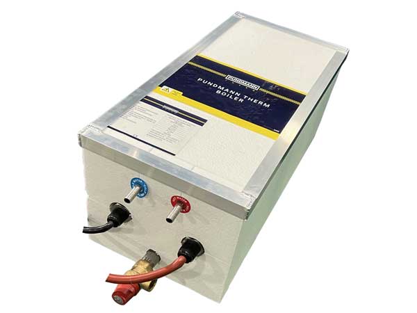 CAMPER mercedes 406 modder weiland Pundmann therm boiler op 12 en 230 Volt