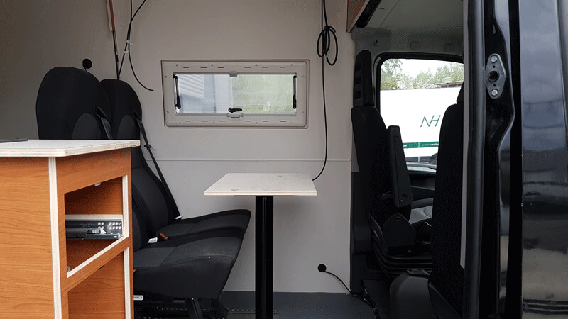 zithoek met professionele autobank