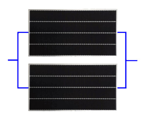 Zonnepanelen parallel schakeling