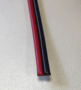 12 volt 2 aderige elektriciteitskabel 1,5mm2
