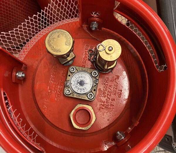 LPG-gasfles aansluitingen LPG-gasfles aansluitingen