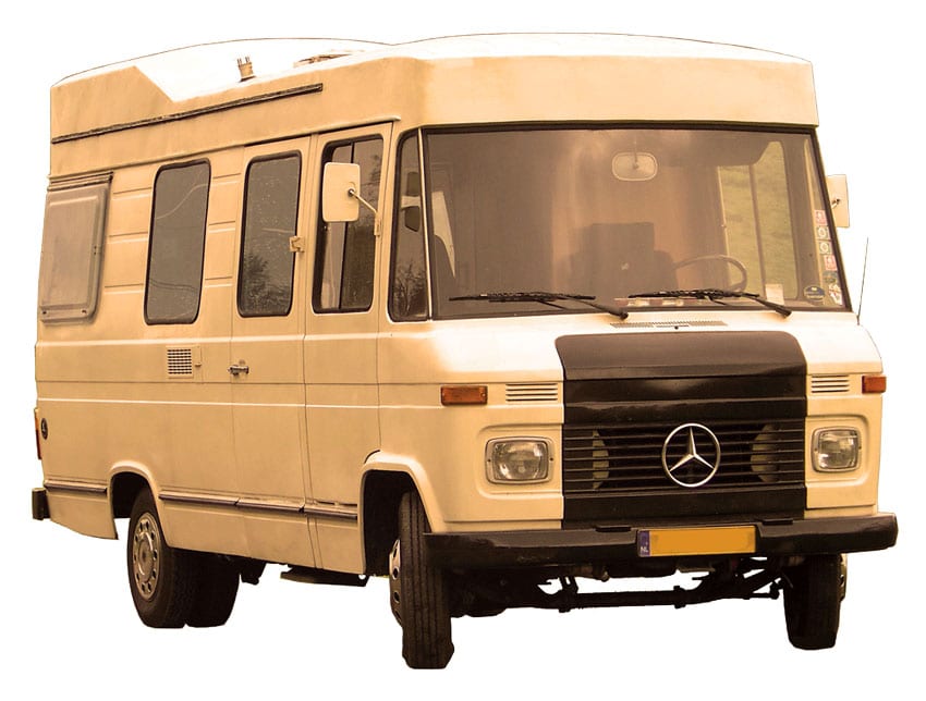 mercedes L406D camper
