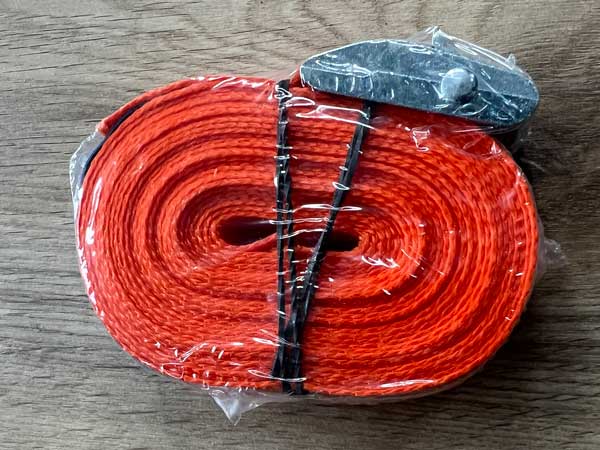 Spanband 25mm met spanclip