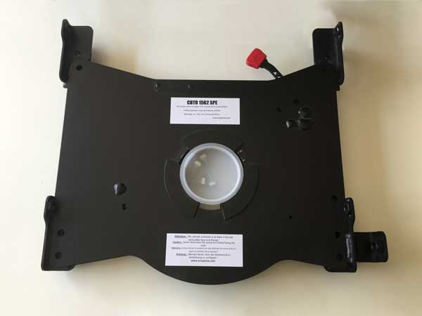 Draaiplateau compacter in neutrale positie