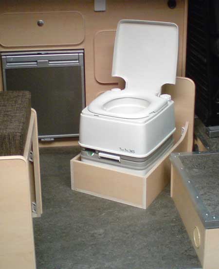 camper toilet lade